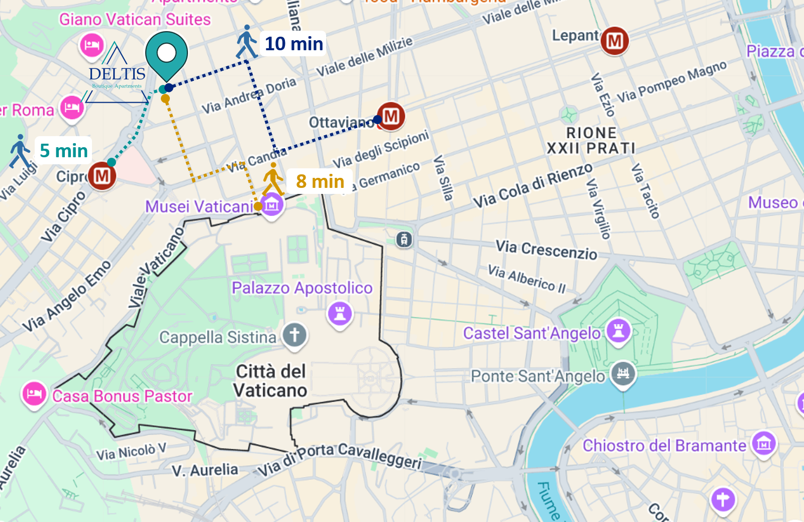 Roma a portata di mano