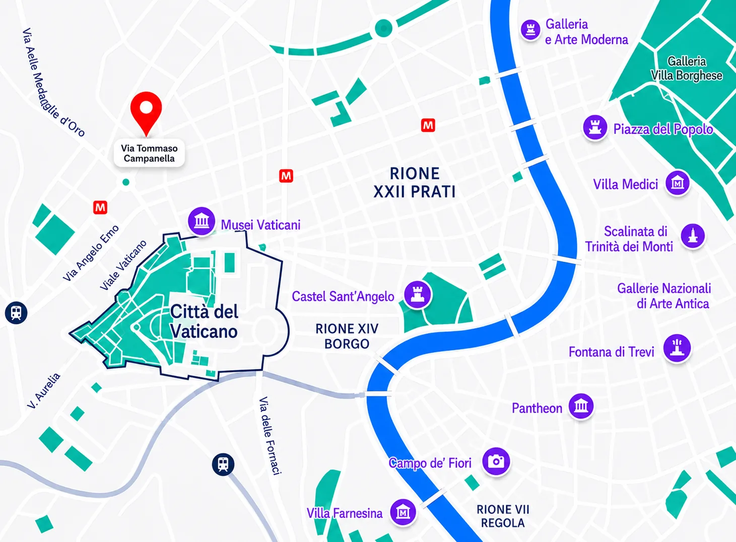 Roma a portata di mano