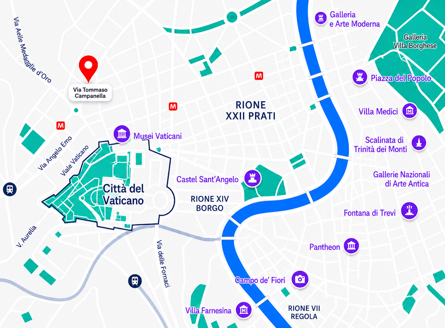 Roma a portata di mano